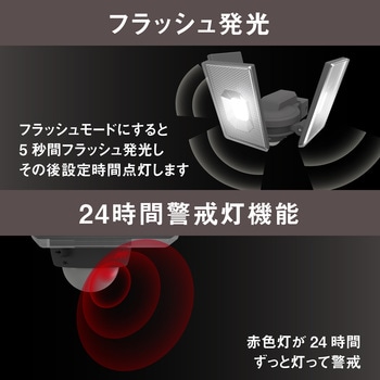 12.5W×3灯スライド型LEDセンサーライト ムサシ