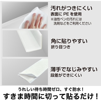 水まわりの防水テープ バスコークテープ セメダイン