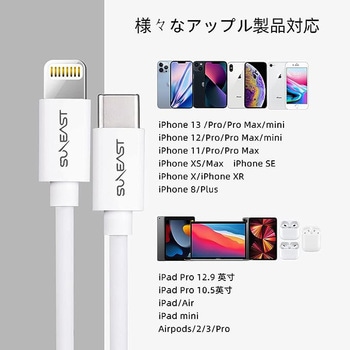 C to Lightning 充電ケーブル 1m SUNEAST(サンイースト)