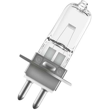 ハロゲンランプ消費電力10W 電圧6V 色温度3050K 寿命300h 定格光束150Lm 口金PG22 OSRAM