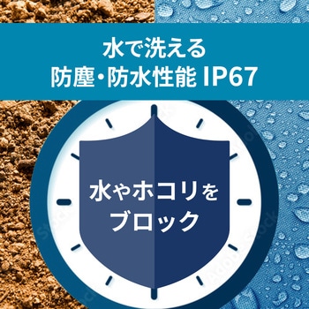防水・防塵掛時計 モク MAG