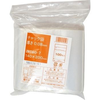 チャック袋マット印刷付 0.08mm厚 伊藤忠リーテイルリンク