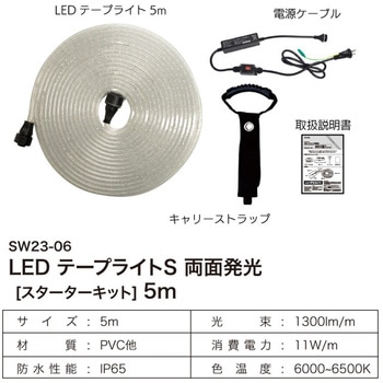 LEDテープライトS 両面発光 [スターターキット] 昭和商会