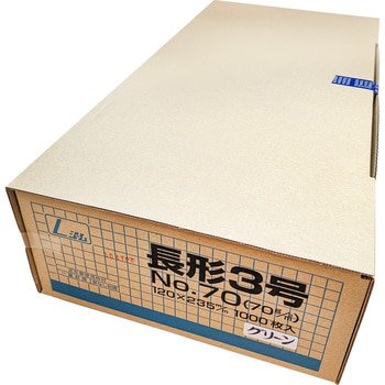 長3 カラー封筒 70g L貼 郵便枠付き 月印紙製品