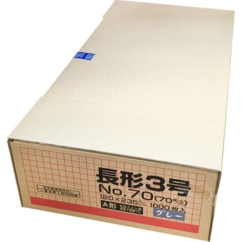 長3 カラー封筒 A窓付き 70g 中貼 郵便枠なし 月印紙製品