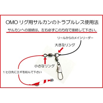 OMOリグシンカー 40号 クロノ(カンジインターナショナル)