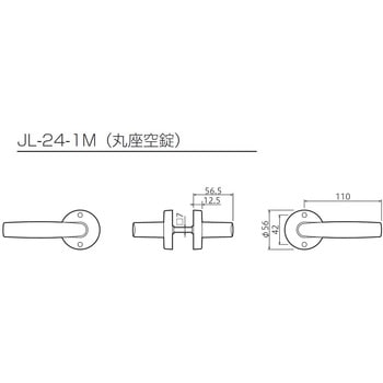 住宅室内用レバーハンドルJレバー - GIKEN(川口技研)