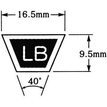 Vベルト LB形オレンジ