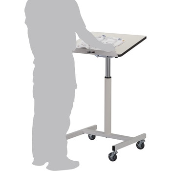 【軽量作業台】ワークテーブル昇降傾斜タイプ(H800～H1100mm) 山金工業