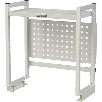 ロジスタンド/パンチングパネル付き_ワークテーブル150・LABシリーズ用 山金工業