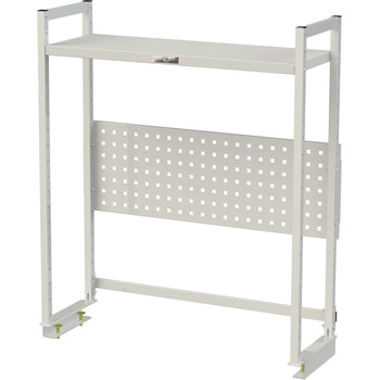 ロジスタンド/パンチングパネル付き_ワークテーブル150・LABシリーズ用 山金工業