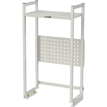 ロジスタンド/パンチングパネル付き_ワークテーブル150・LABシリーズ用 山金工業