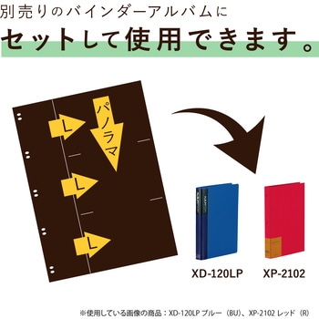 アルバム替台紙 Lサイズ セキセイ