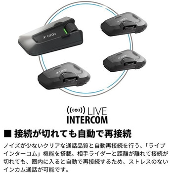 バイク用インカム PACKTALK EDGE Cardo(カルド)