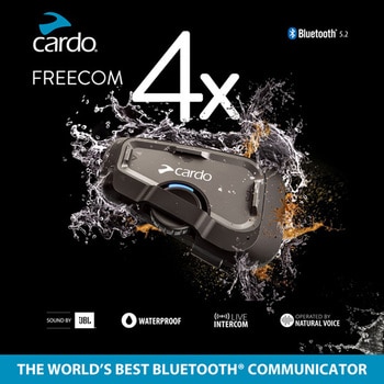FRC4X003 バイク用インカム FREECOM 4X Cardo(カルド) 寸法48×78×20mm 