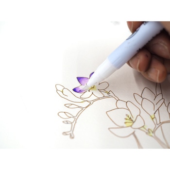 水彩イラスト 花の描き方レッスン/グラデーション 呉竹