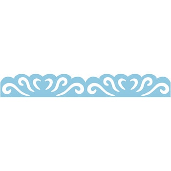 KUREPUNCH BORDER DECORATION/Precious Heart 呉竹