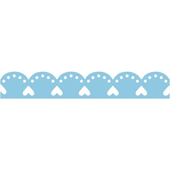 KUREPUNCH BORDER DECORATION/CIRCLE&HEART - 呉竹