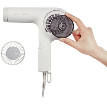 ヘアドライヤー プロテクトイオン 軽量 小型 静電気抑制 高性能フィルター お手入れ簡単 水洗いOK ラク抜きプラグ Nobby by TESCOM テスコム