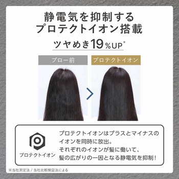 ヘアドライヤー プロテクトイオン 軽量 小型 静電気抑制 高性能フィルター お手入れ簡単 水洗いOK ラク抜きプラグ Nobby by TESCOM テスコム