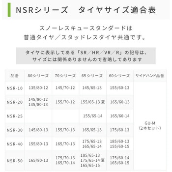 タイヤチェーン スノーレスキュースタンダート エンプレイス