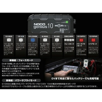 バッテリーチャージャー NOCO バッテリー充電器 【通販モノタロウ】