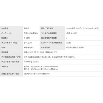 ES-303G 開き戸用スマートロック EPIC