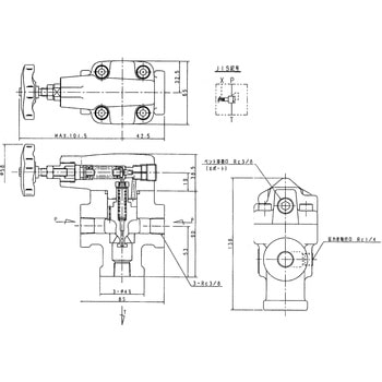 R-T03-3-12 油圧バルブ リリーフバルブ Rシリーズ 1個 NACHI(不二越
