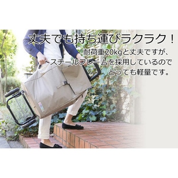 439104 ココロフラワー カートチェア BK COCORO