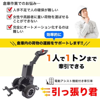 TWMTCASBK 1トン運べる牽引機「引っ張り君」 1個 サンコー(電子機器) 【通販モノタロウ】