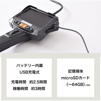 側視カメラ付先端可動内視鏡 サンコー(電子機器)