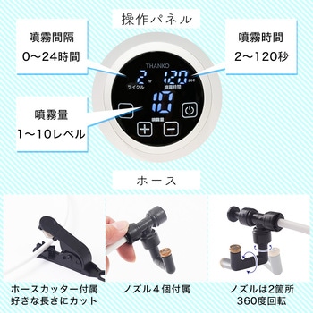 どこでも電動ミストシャワー サンコー(電子機器)
