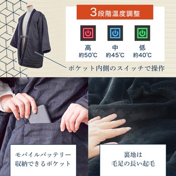 電熱半纏「ほかてん」 サンコー(電子機器)