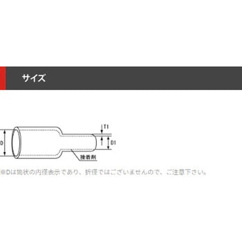 大口径 高収縮熱収縮チューブ 粘着付 デンカエレクトロン