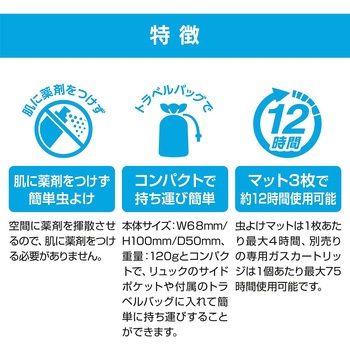 Backpacker アウトドア用ブユ虫シールド 住化エンバイロメンタルサイエンス