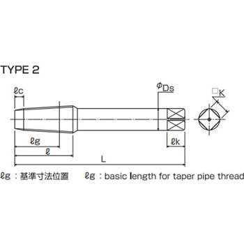 ロング管用短ネジ LT-P PT(Rc) TDT(田野井)
