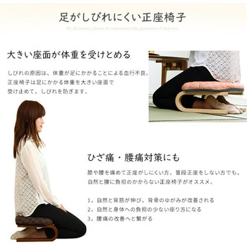腰・膝に優しい 正座椅子 茜 ホームテイスト