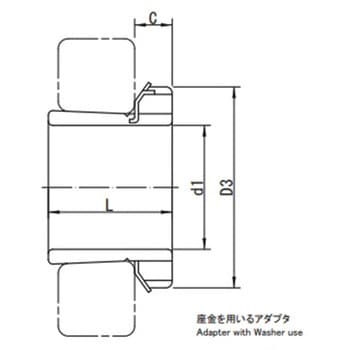 軸受用アダプター エスコ