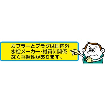 スプレーノズル(プラグ付) エスコ