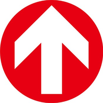 安全標識ステッカー(階段用) エスコ