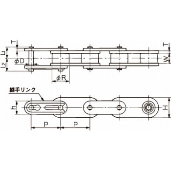 ニードルブシュチェーン(普通仕様) 椿本チエイン