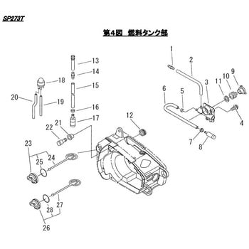 SP273T リコイル部 シングウ (新宮商行) チェーンソー関連部品 【通販モノタロウ】