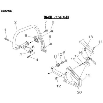 SVK340D  ハンドル部 シングウ(新宮商行)