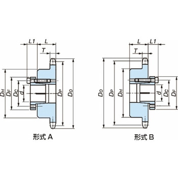 RS100 ロックスプロケット Sタイプ 椿本チエイン