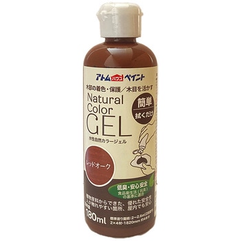 垂れずに塗れるステイン塗料「水性アトム自然カラージェル」 アトムハウスペイント