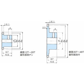 RS11 ステンレススプロケット 1Bタイプ 椿本チエイン スプロケット