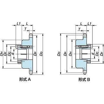 RS35 ロックスプロケット Sタイプ 形式A 椿本チエイン