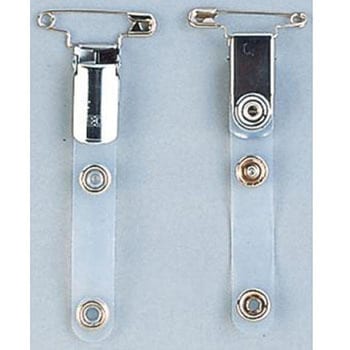 バンドクリップ 安全ピン付 バンド付 11×85(mm) 共栄プラスチック