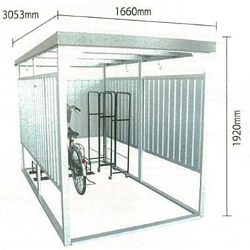 多目的万能物置(間口1600×奥行3000mmタイプ) ダイマツ 物置本体 【通販モノタロウ】