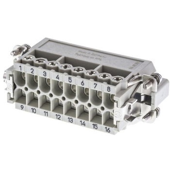 Harting ヘビーデューティパワーコネクタ コネクタキット オス 16極 ハーティング